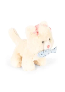Pluszowy kotek Konges Slojd Calore Cat Teddy Beige w domku – Chwali Piętka
