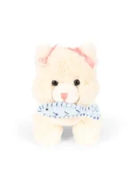 Pluszowy kotek Konges Slojd Calore Cat Teddy Beige w domku – Chwali Piętka