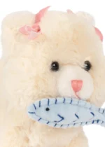 Pluszowy kotek Konges Slojd Calore Cat Teddy Beige w domku – Chwali Piętka