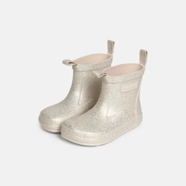 Bundgaard krótkie kalosze barefoot Misty Ivory Sparkle – Chwali Piętka