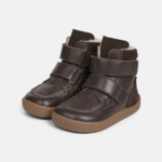 Bundgaard Milo Dark Brown barefoot ocieplane buty zimowe dla dzieci z naturalną wełną i membraną TEX – Chwali Piętka