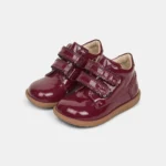 Bundgaard trzewiki dziecięce Ruby Scallop Berry bordowe lakierowane – Chwali Piętka