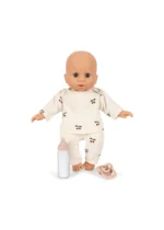 Konges Slojd Baby Doll Nursery Suitcase Pink Check – lalka bobas z akcesoriami w walizce | Chwali Piętka