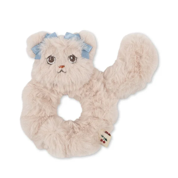 Konges Slojd Kitty Furry Hair Elastic – puszysta gumka do włosów z kotkiem | Chwali Piętka