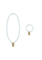Konges Slojd Kitty Necklace and Bracelet Set – naszyjnik i bransoletka dla dzieci | Chwali Piętka