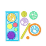 Konges Slojd Spin Me Around Spiral Art Set – zestaw kreatywny do spiralnych wzorów | Chwali Piętka