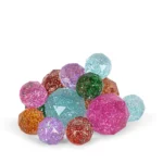 Konges Slojd Star Bouncing Balls – skaczące piłeczki z brokatem 14 szt. | Chwali Piętka