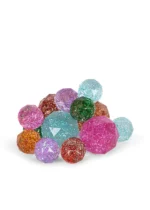 Konges Slojd Star Bouncing Balls – skaczące piłeczki z brokatem 14 szt. | Chwali Piętka