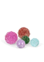 Konges Slojd Star Bouncing Balls – skaczące piłeczki z brokatem 14 szt. | Chwali Piętka