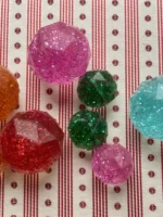Konges Slojd Star Bouncing Balls – skaczące piłeczki z brokatem 14 szt. | Chwali Piętka
