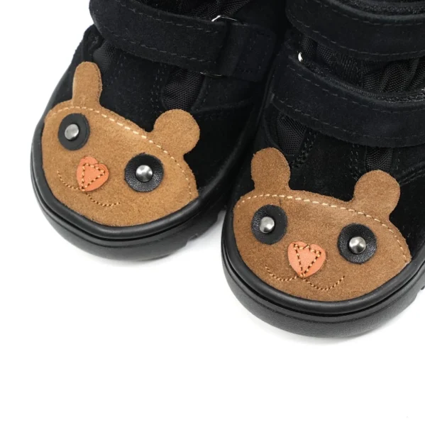 MRUGAŁA Andy Bear Black lekko ocieplane buty dziecięce z membraną TE-POR – Chwali Piętka