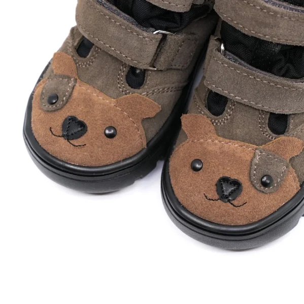 MRUGAŁA Andy Puppy Grey lekko ocieplane buty dziecięce z membraną TE-POR – Chwali Piętka