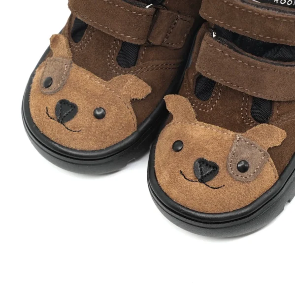 MRUGAŁA Andy Puppy Mokka lekko ocieplane buty dziecięce z membraną TE-POR – Chwali Piętka