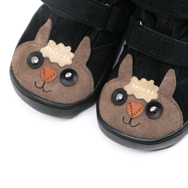 MRUGAŁA Neko Barefoot Alpaca Black – odblask z tyłu buta | Chwali Piętka