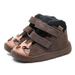 MRUGAŁA Neko Barefoot Kitty Grey lekko ocieplane buty dziecięce z membraną TE-POR – Chwali Piętka