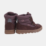 Brązowe buty zimowe dziecięce Emel EV 2778-21 w łapki z membraną Te-Por