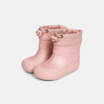 Bundgaard Malik Vintage Rose Sparkle ocieplane kalosze barefoot dla dzieci
