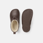 Bundgaard Rain Dark Brown ocieplane kalosze barefoot dla dzieci