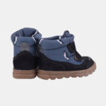 Granatowe buty zimowe dziecięce Emel EV 2778-20 w pingwinki z membraną Te-Por